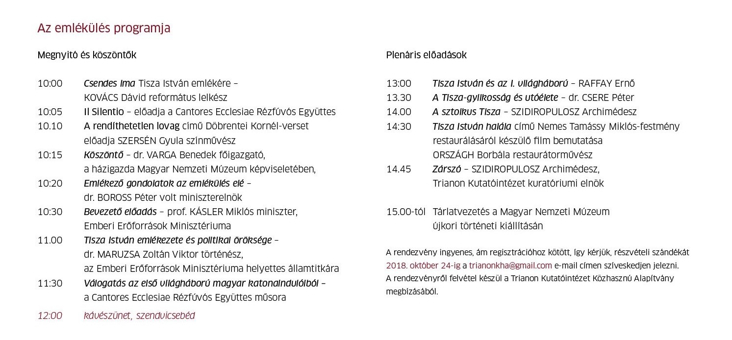 Emlékülés programja_2018.10.29. MNM