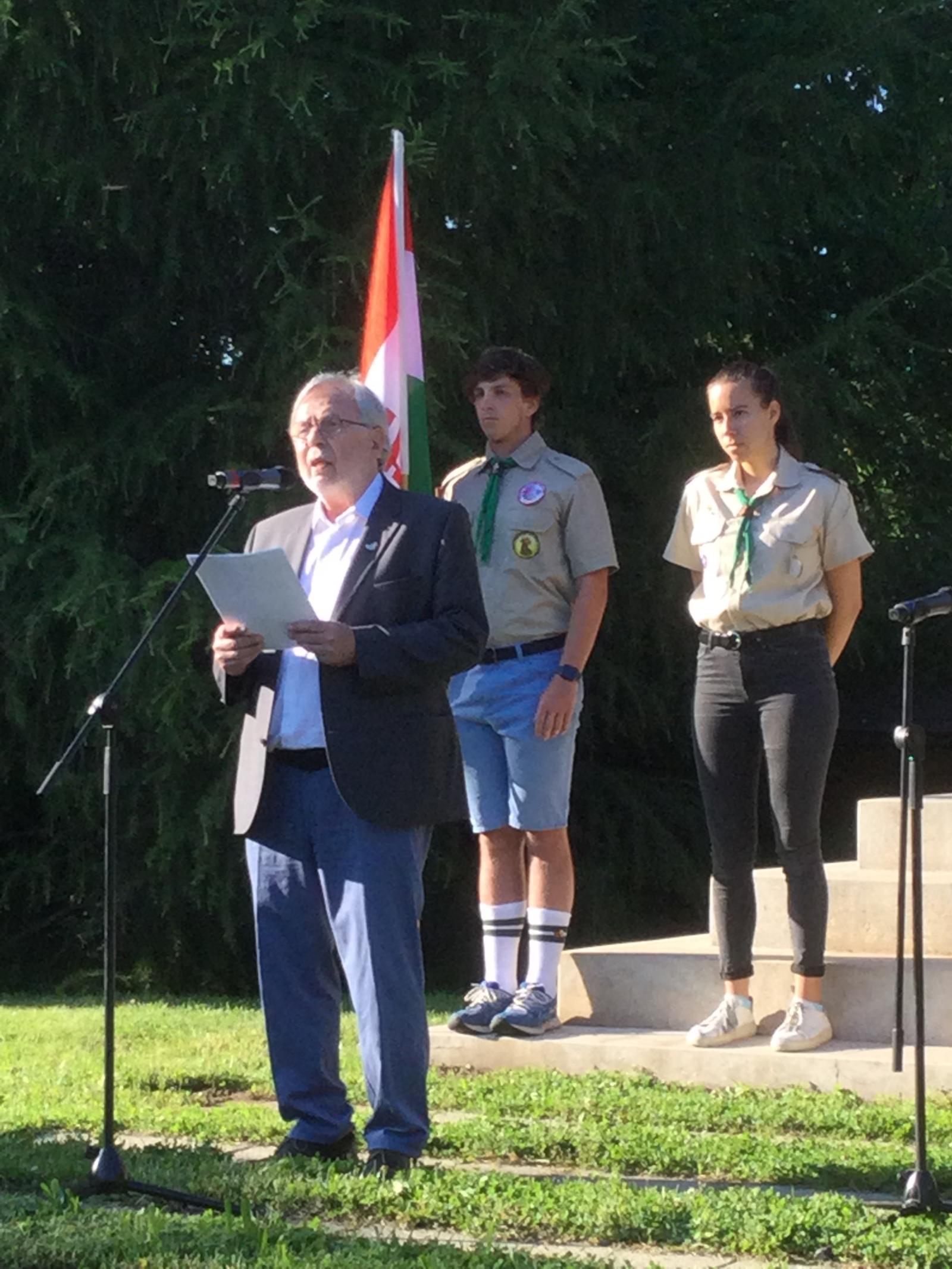 Szidiropulosz Archimédesz beszéde (fotó: Farnady Gyula)