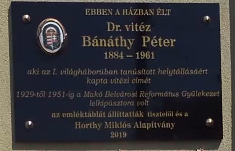 emléktábla