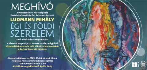 Ludmann kiállítási meghívó